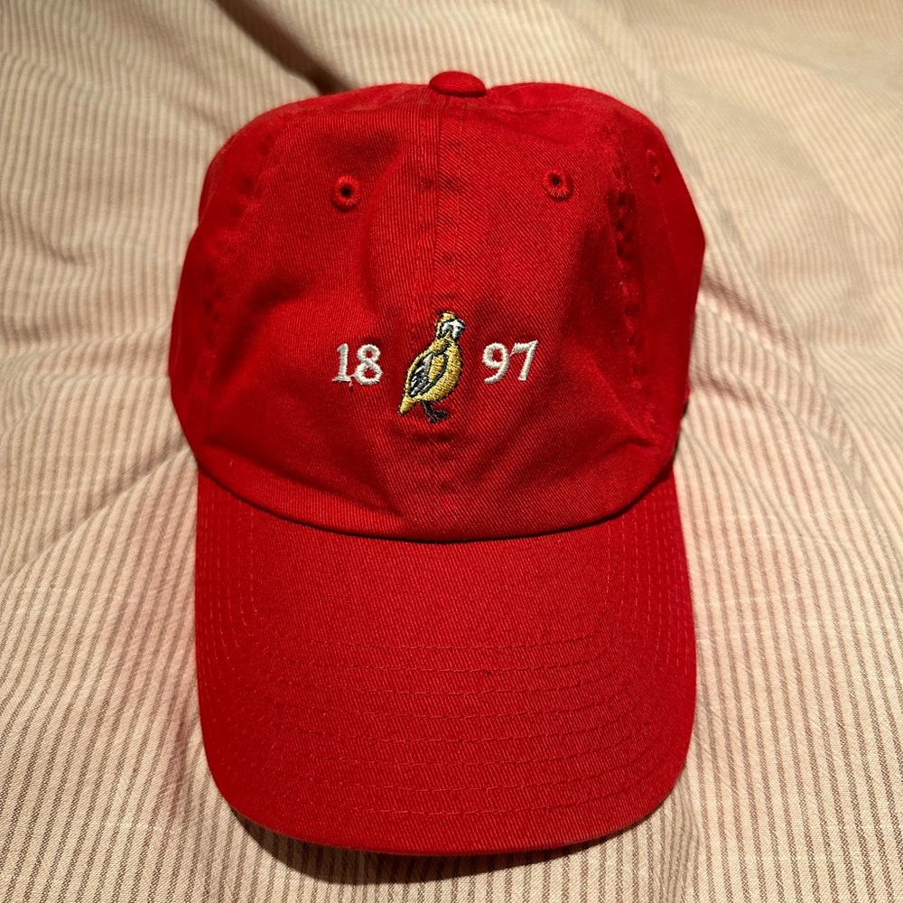 American Needle Red Cotton Dad Golf Hat (Hyannisport) - Worn 3-4 times